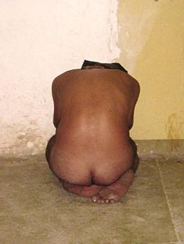 Naked detainees harassed and sexually abused.